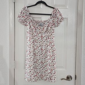Princess Polly Floral Milkmaid Mini Dress - Size 6